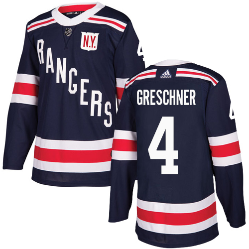 Adidas Rangers #4 Ron Greschner Navy Blue Authentic 2018 Winter Classic Stitched NHL Jersey